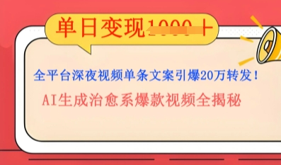 全平台深夜文案新风口：DeepSeek生成百万播放量金句，治愈系内容涨粉速度快4倍-有点东西站