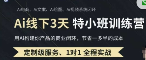 AI实操培训第20-21期线下,0基础保姆级教程,3月最新整理,企业获客、降本增效、打造超级个体-有点东西站